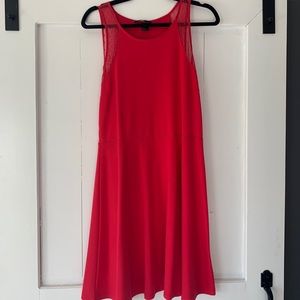 Lace Detail Mini Dress